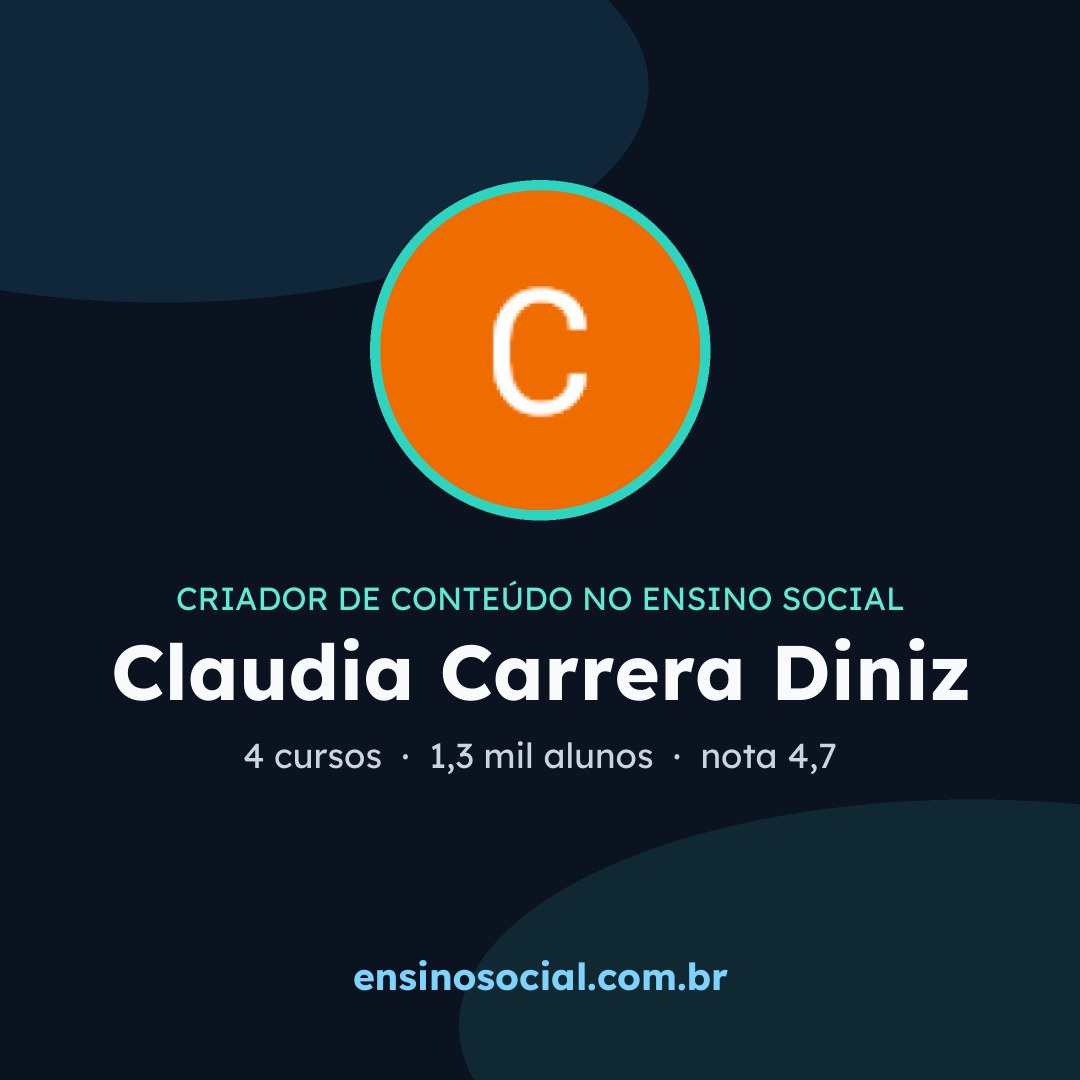 Cartão quadrado de divulgação do perfil, formato post