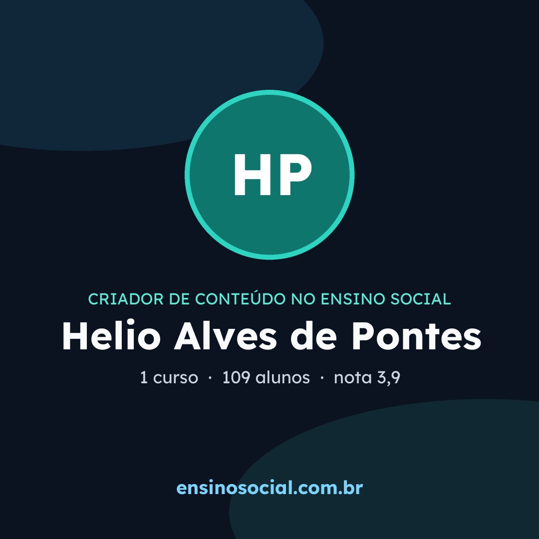 Cartão quadrado de divulgação do perfil, formato post