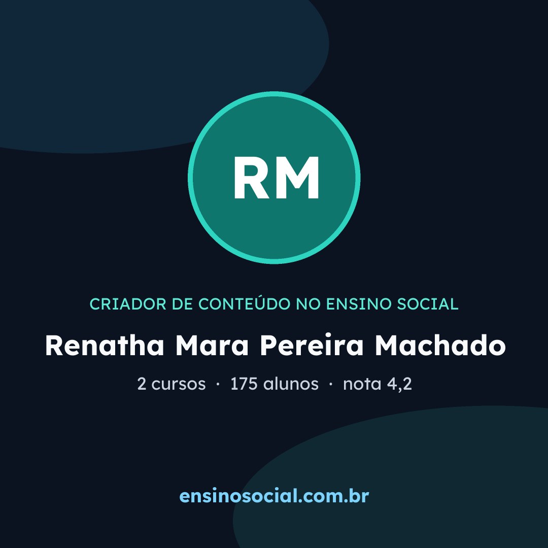 Cartão quadrado de divulgação do perfil, formato post