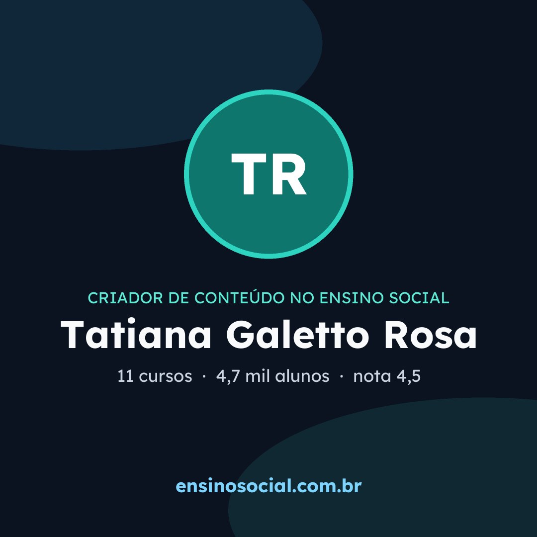Cartão quadrado de divulgação do perfil, formato post