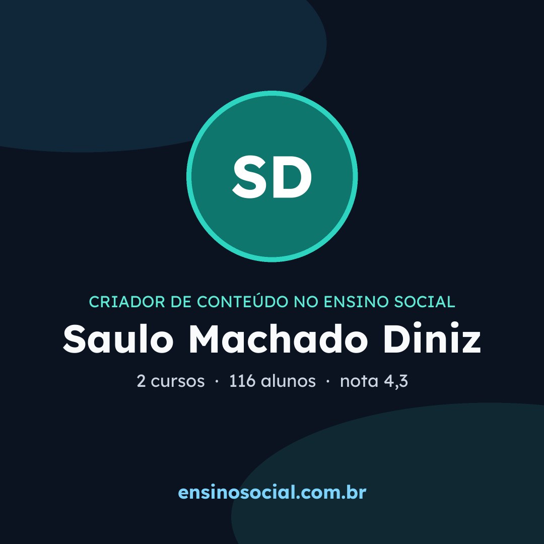 Cartão quadrado de divulgação do perfil, formato post