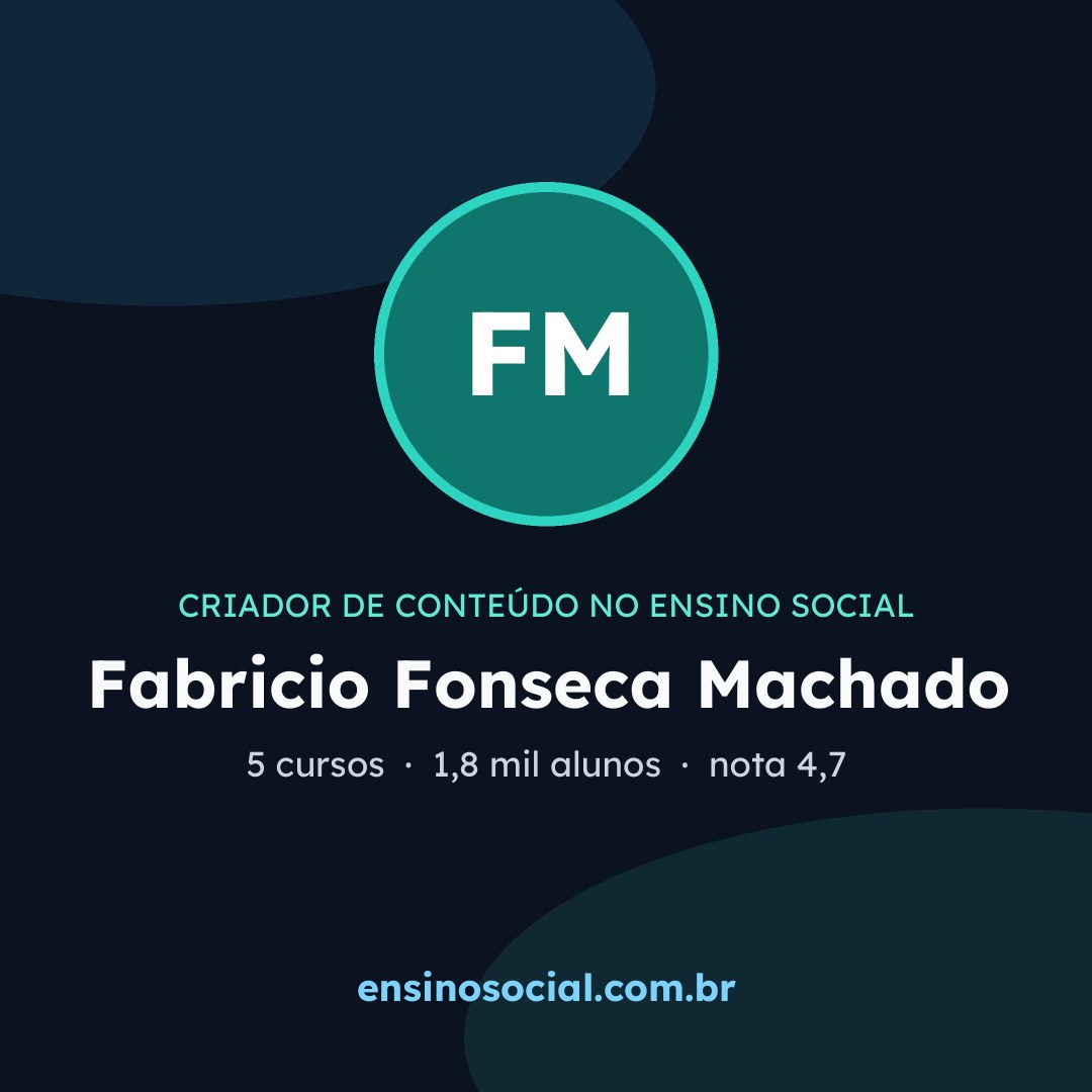 Cartão quadrado de divulgação do perfil, formato post