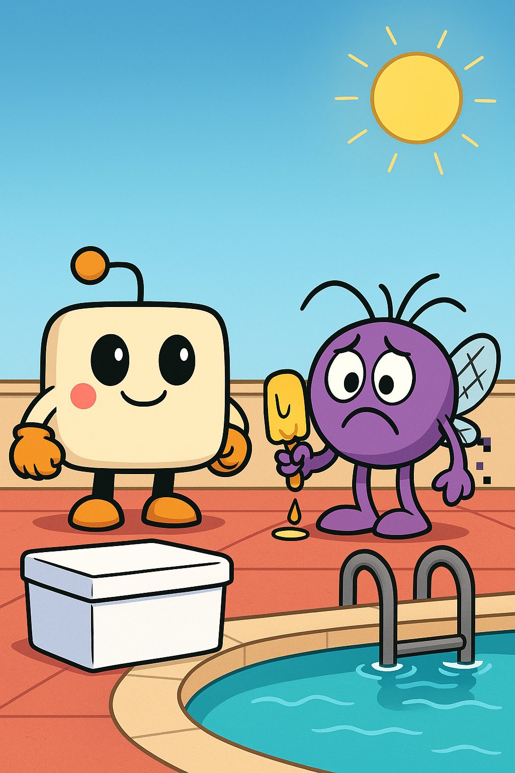 Capa: Bit & Bug em: O Picolé Derretido