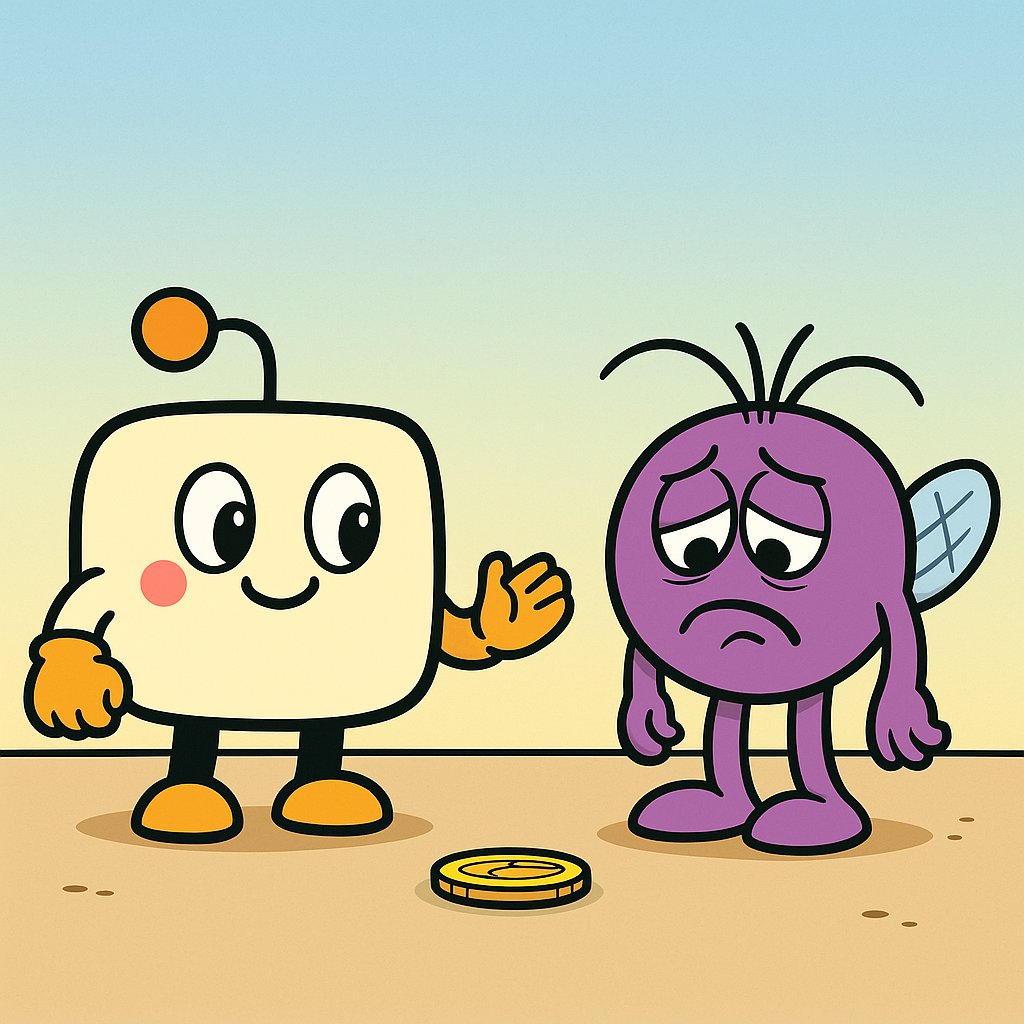 Bug: Deu coroa... minha proposição era FALSA então?
Bit: Falsa — mas AINDA É proposição! O que importa é poder ser V ou F!